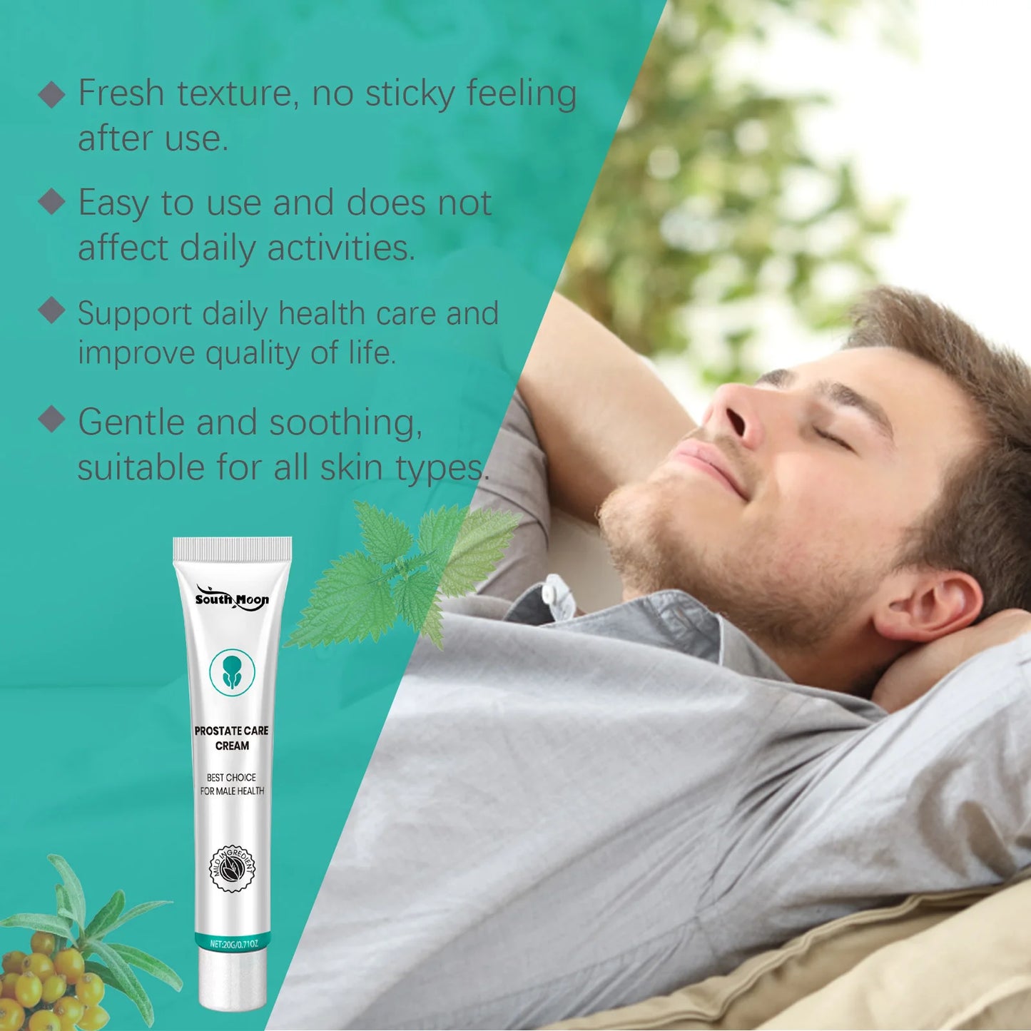 South Moon Prostate Cream for Swelling Relief and Comfort
