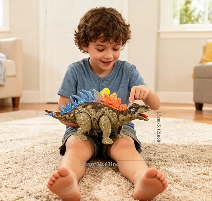 Walking Dinosaur Robot Toy With Lights and Roaring Sounds