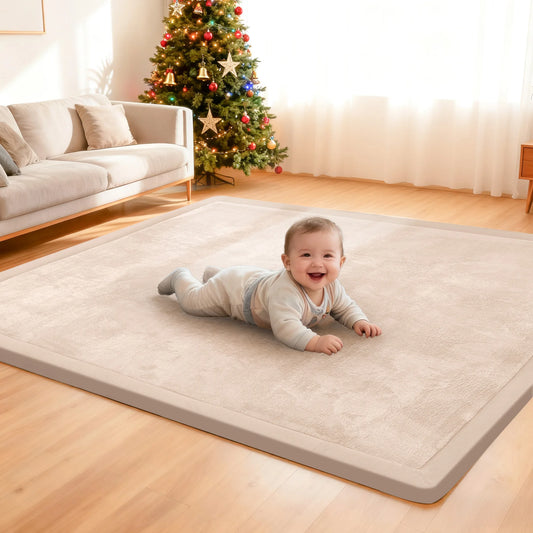 Huloo Sleep Thick Non Slip Baby Play Mat Memory Foam
