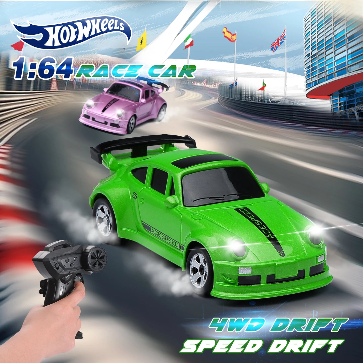 ANTSIR Remote Control Drift Car 4WD High Speed Toy