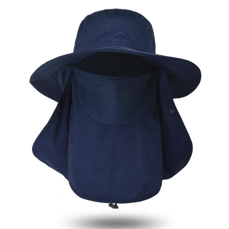 Breathable Nylon Fisherman Sun Hat For Quick Dry Outdoor Use