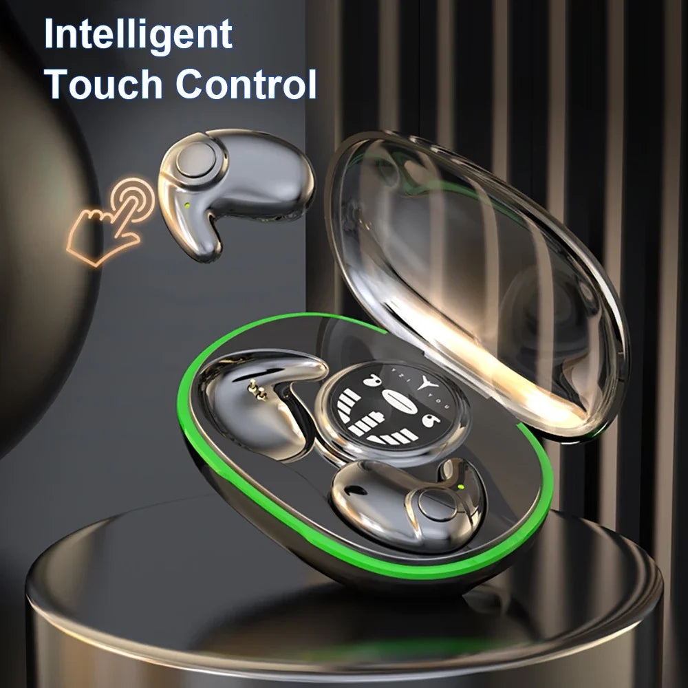 SHUKE Invisible Sleep Earphones Wireless Bluetooth Earbuds 5.3 Noise Reduction