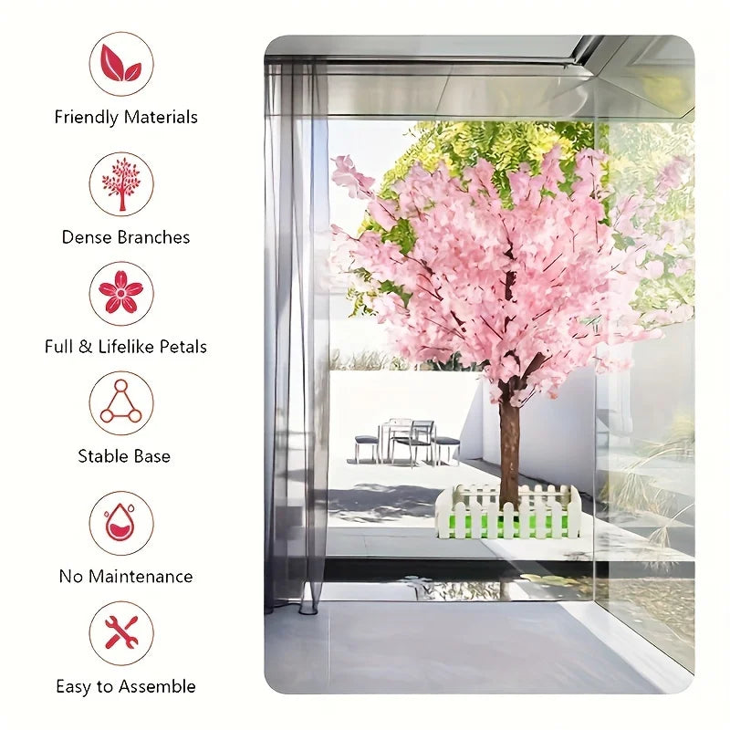 Artificial Cherry Tree Indoor Decor Handmade Realistic Blossom Tree CelebrationsPro