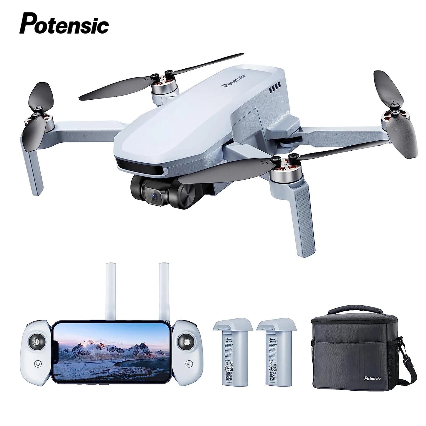 Potensic Atom SE 4K Single Axis Gimbal Drone for Beginners