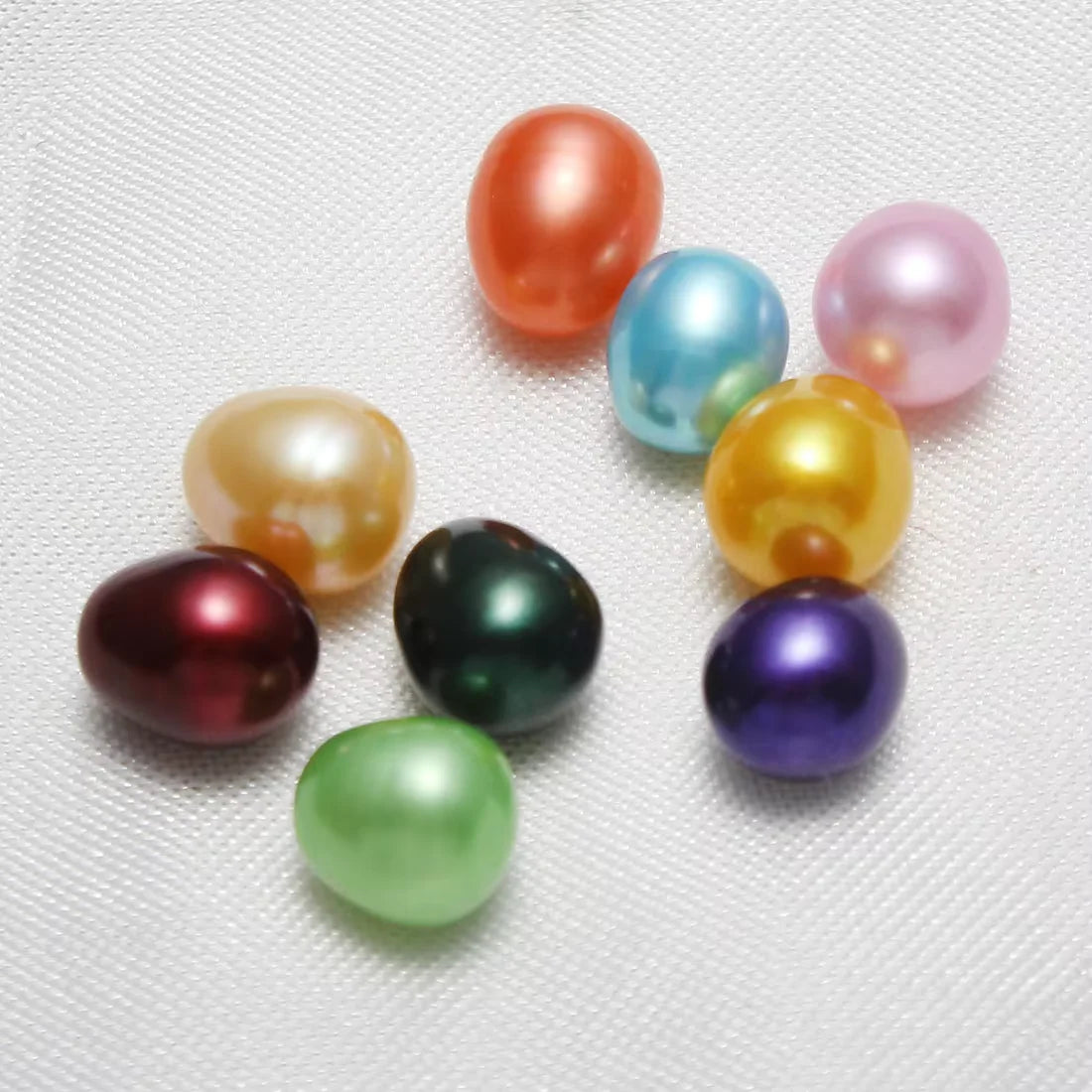 Freshwater Pearl Beads Oval For DIY Jewelry Craft Projects