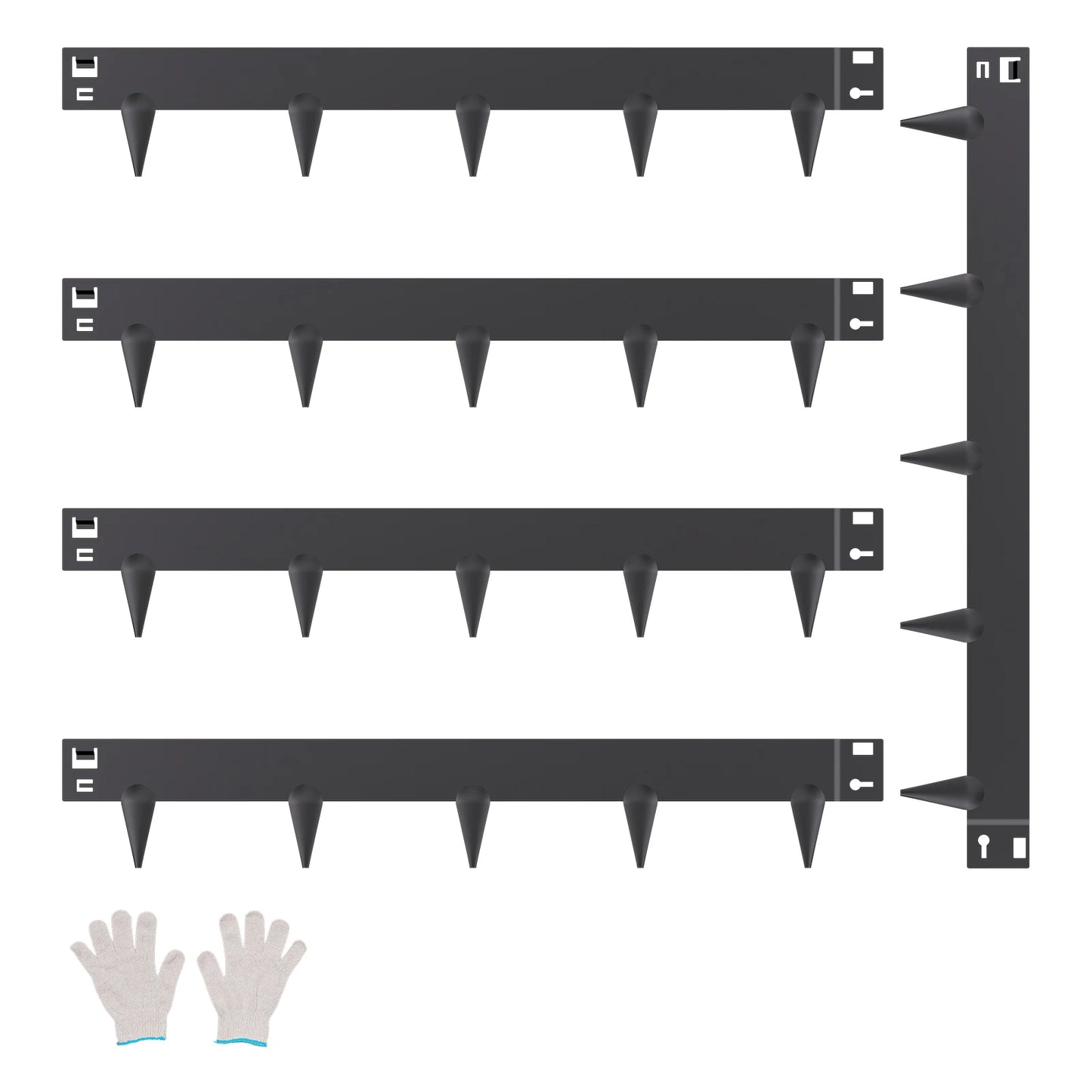 VEVOR Steel Landscape Edging Rust Resistant Bendable Garden Border