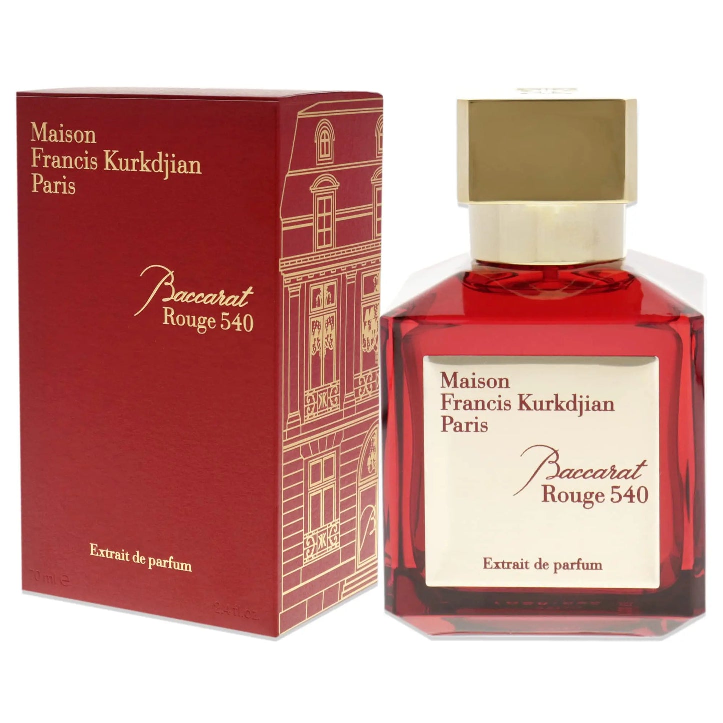 Maison Francis Kurkdjian Baccarat Rouge 540 Pure Perfume - Long Lasting Unisex Luxury Fragrance 70ml