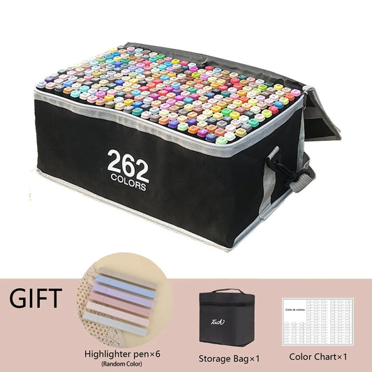 Alcohol Based Permanent Markers Dual Tip For Illustration Art