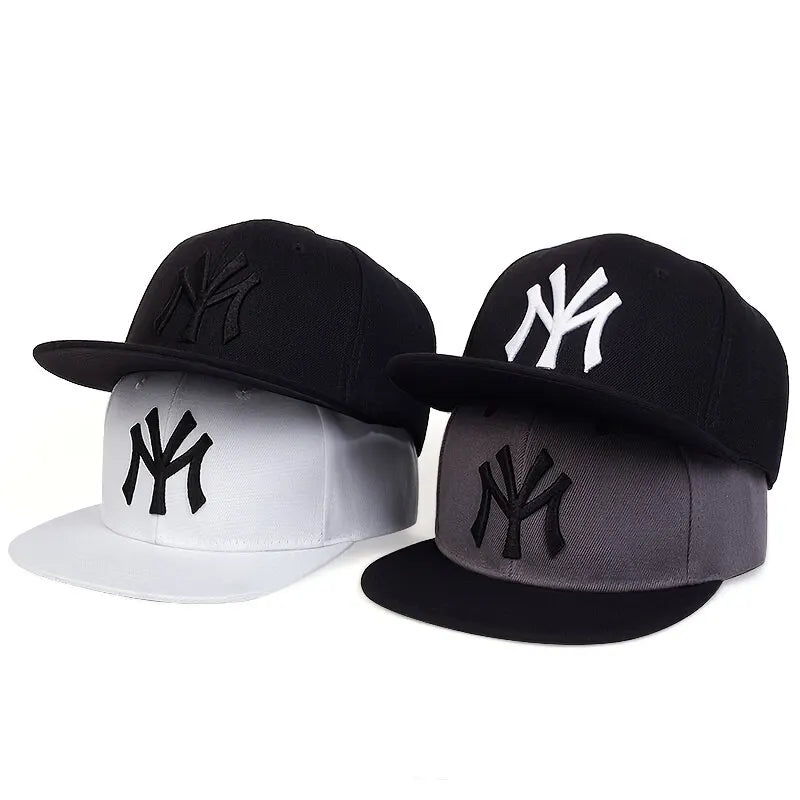 Unisex Letter Embroidery Hip Hop Cap Adjustable Sunscreen Baseball Cap