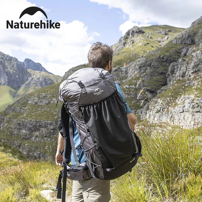 Naturehike Outdoor Hiking Backpack With Rain Cover And Large Capacity