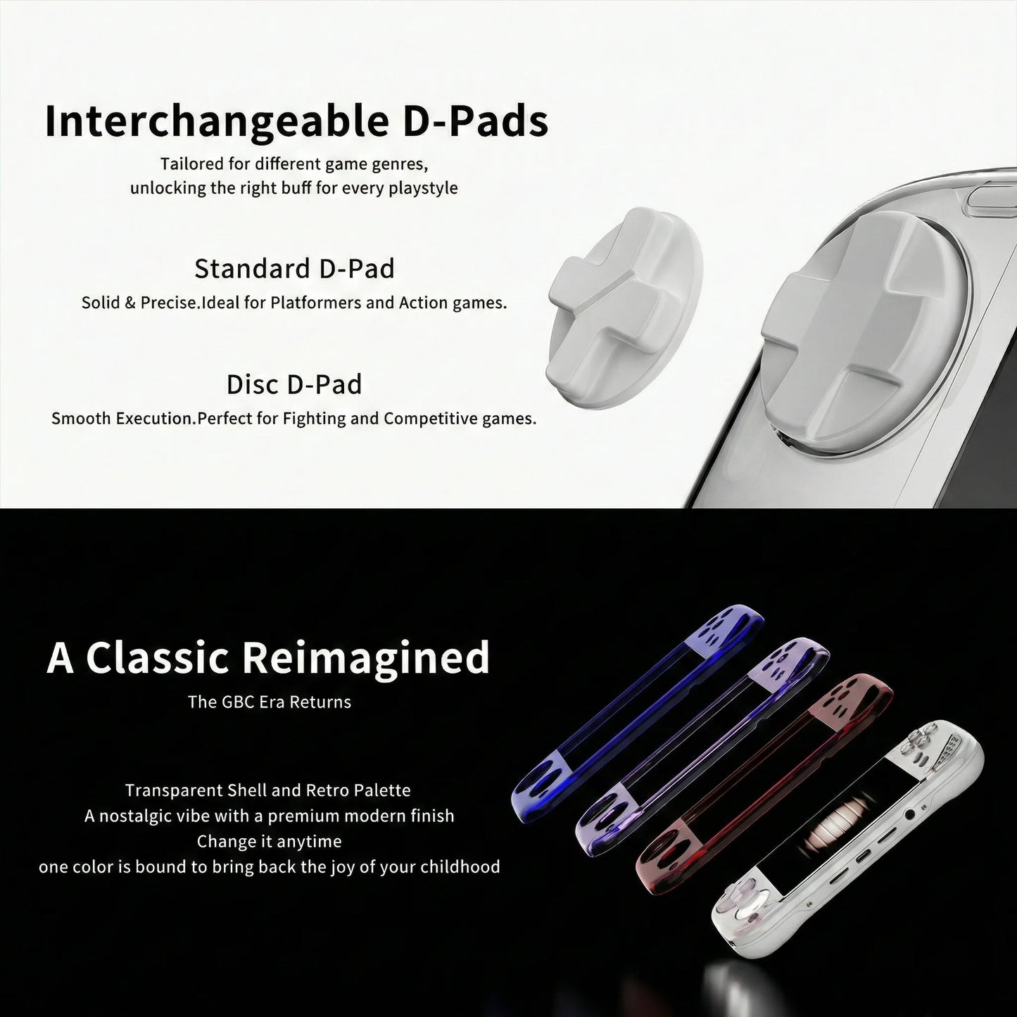 Miniloong Pocket 1 Modular Retro Handheld Emulator With IPS Display