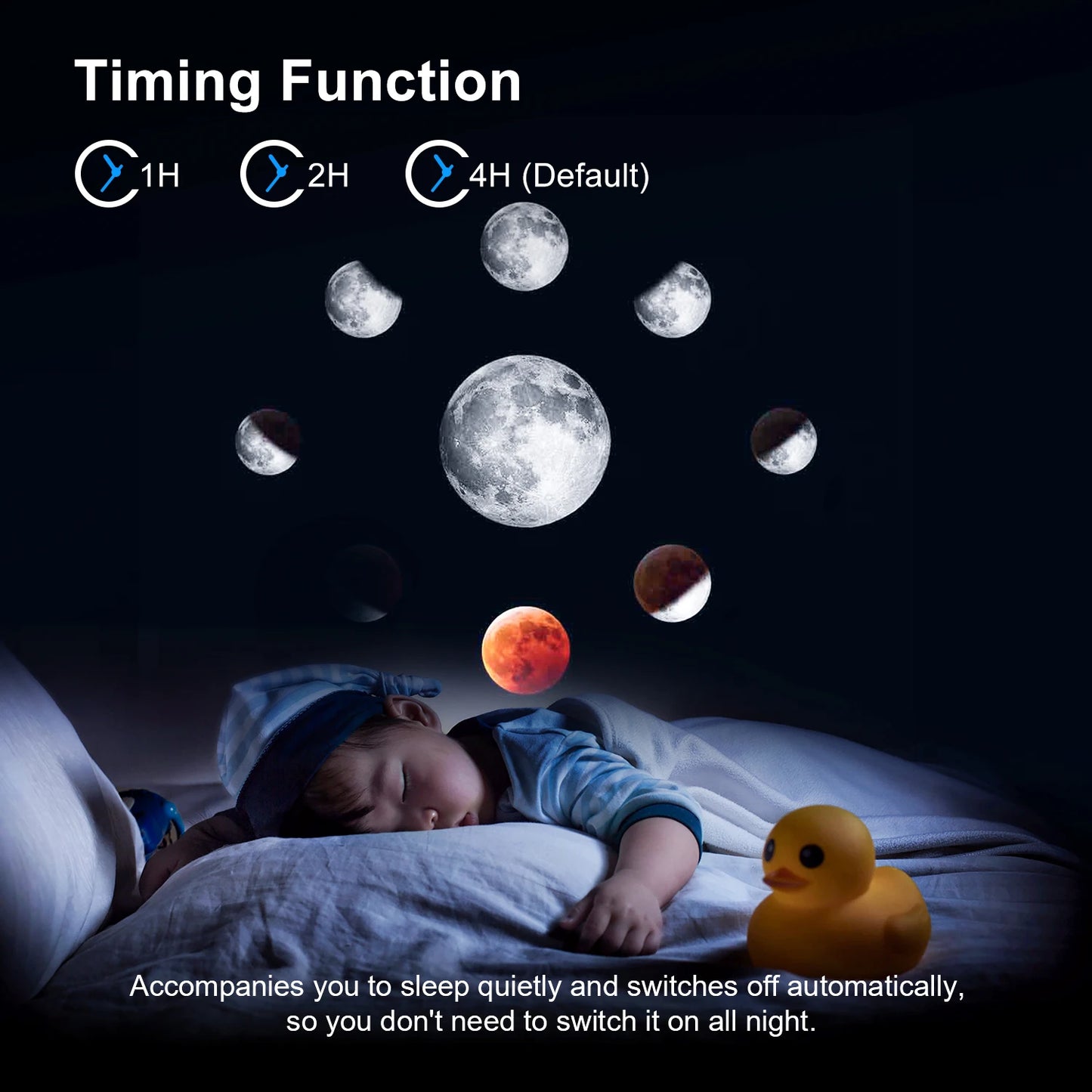 Mexllex 13 In 1 Galaxy Star Projector - 360 Degree Rotation And Half Hour Timer LED Night Light For Kids And Adults