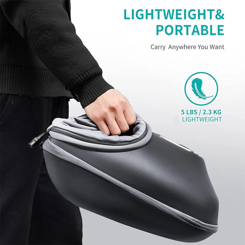 Nekteck Foot Massager - Heating Therapy With Air Compression Shiatsu Kneading For Deep Muscle Relaxation