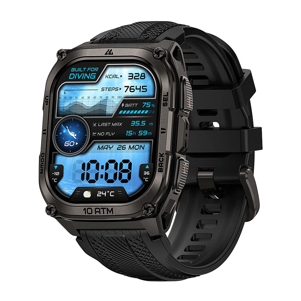 KOSPET Tank M4 Smartwatch GPS Offline Maps 10ATM Waterproof
