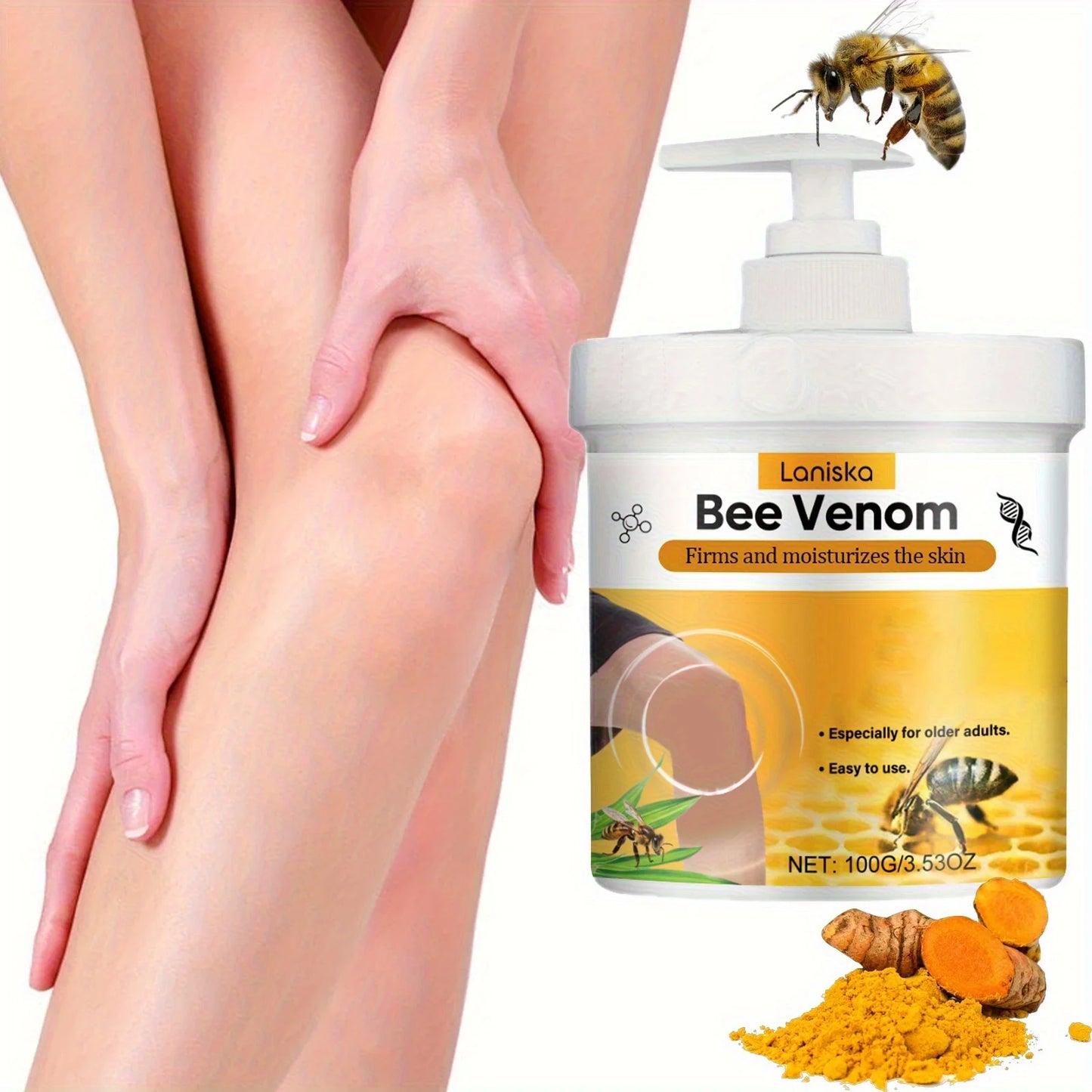 Bee Venom Joint Massage Cream Turmeric Arnica Hydrating Formula