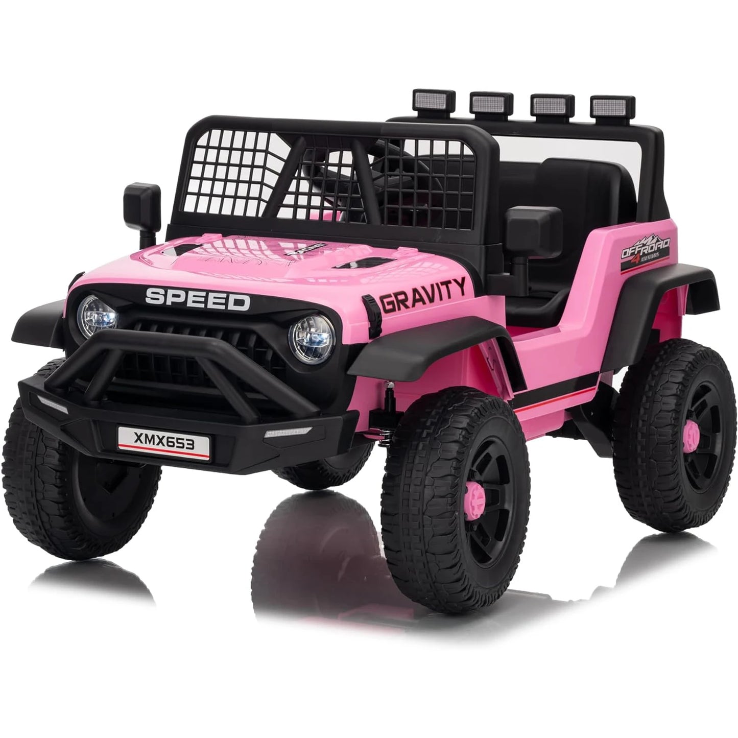 HiMISS 12V Ride On Truck Remote Control Horn LED Music