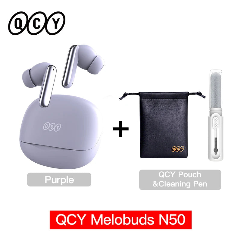 QCY Melobuds N50 ANC Wireless Earphones With Multi Mic Clarity