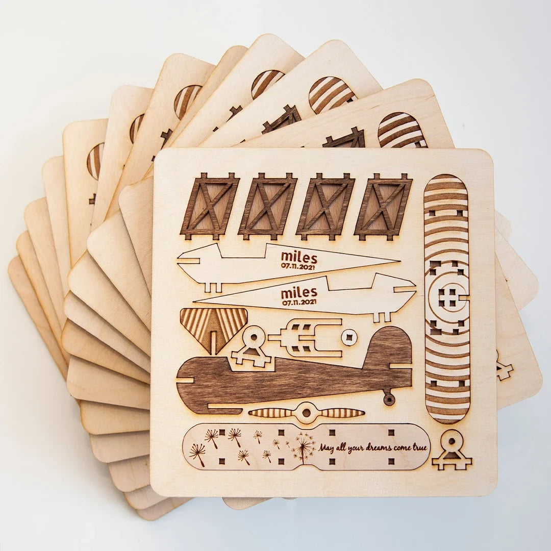 AlgoLaser Birch Plywood Sheets for Laser Engraving and DIY Crafts