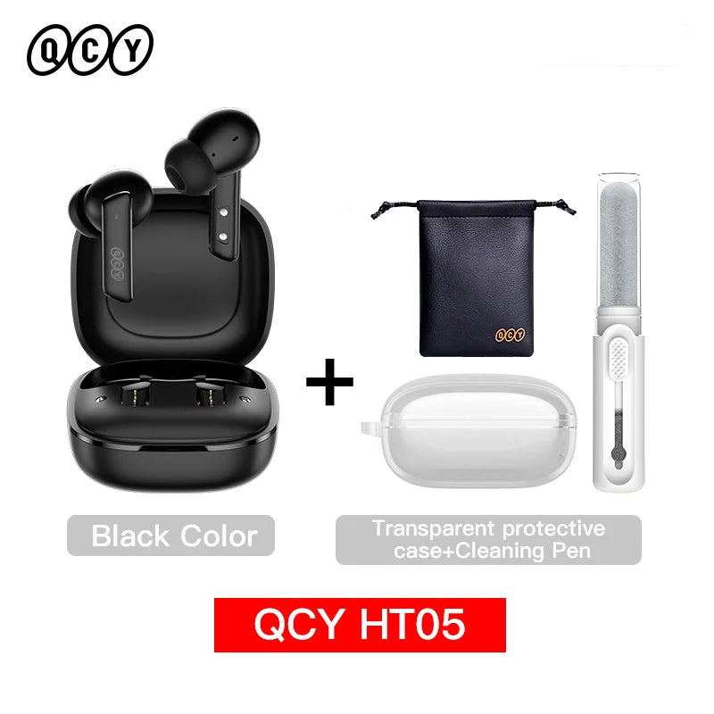 QCY HT05 ANC Wireless Earphones Bluetooth 5.2 ENC HD Call
