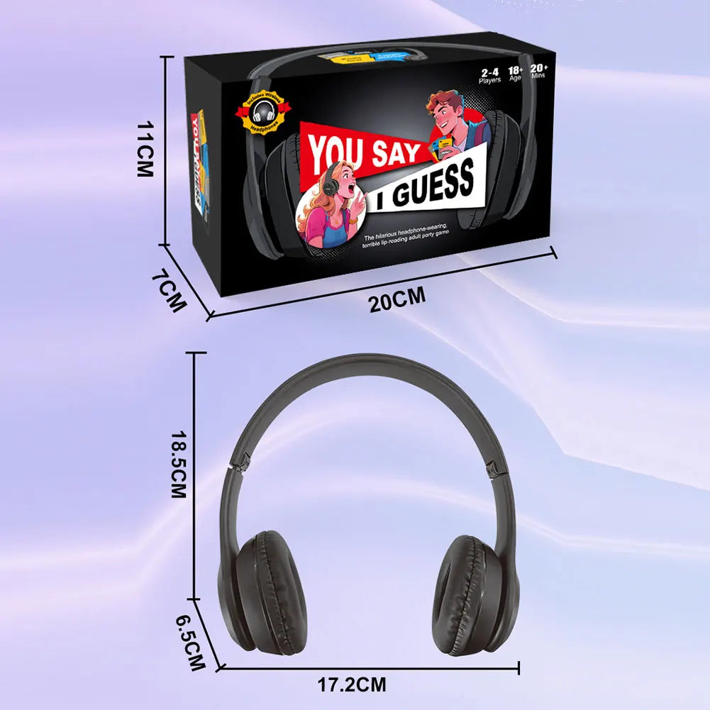 Uncensored Lip Reading Party Game Card Game for Adults & Friends