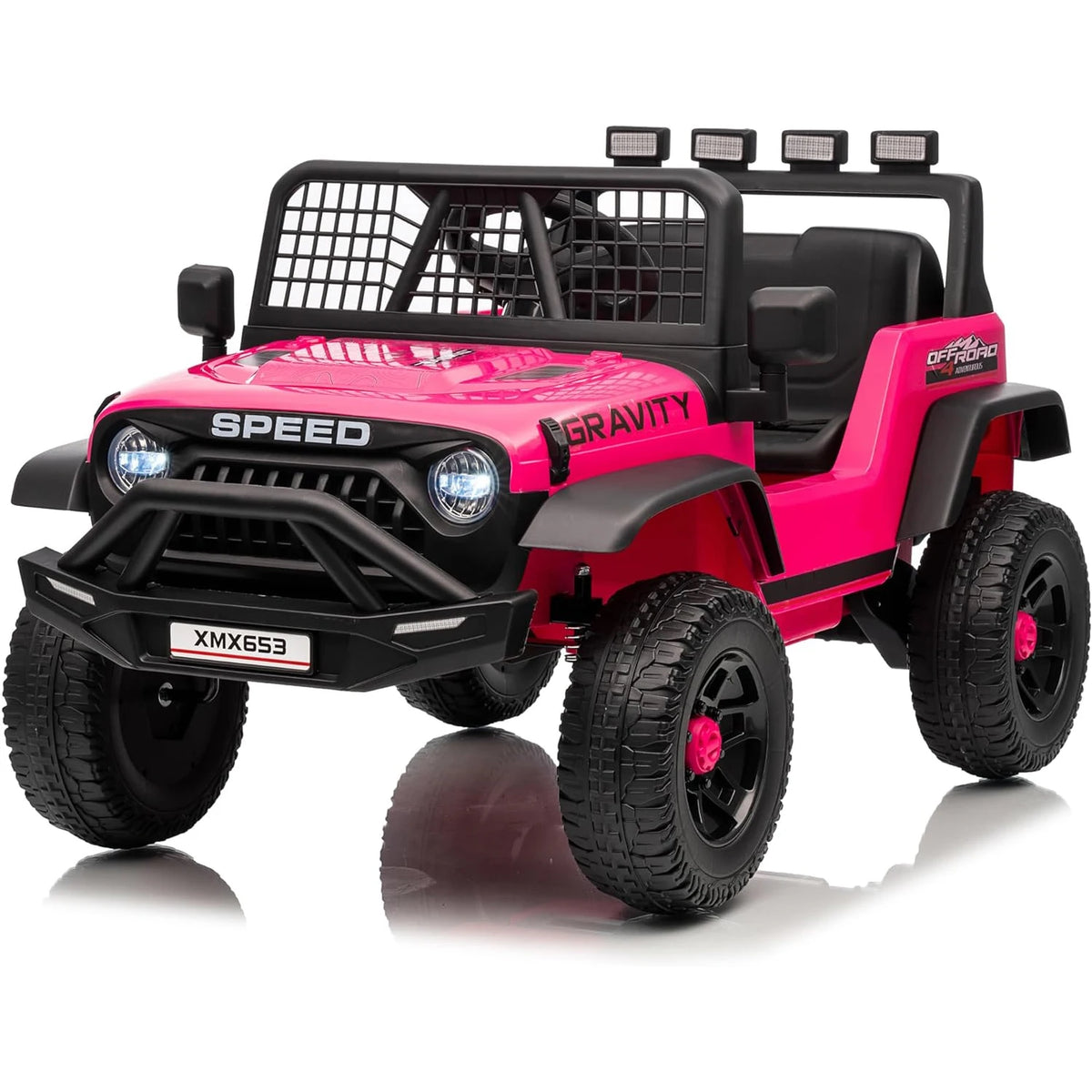 HiMISS 12V Ride On Truck Remote Control Horn LED Music