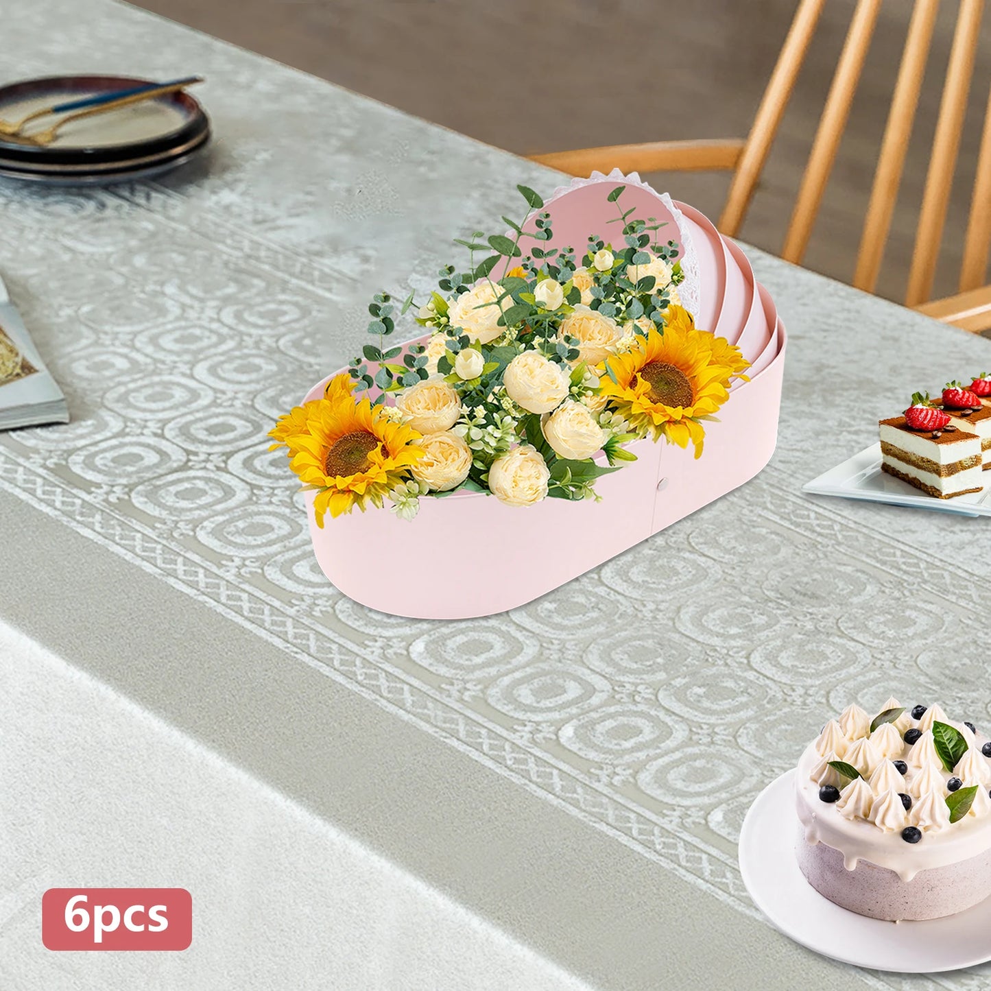 Bymaocar Cradle Gift Box Set 6 Piece Baby Shower Favor