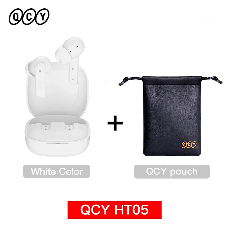 QCY HT05 ANC Wireless Earphones Bluetooth 5.2 ENC HD Call