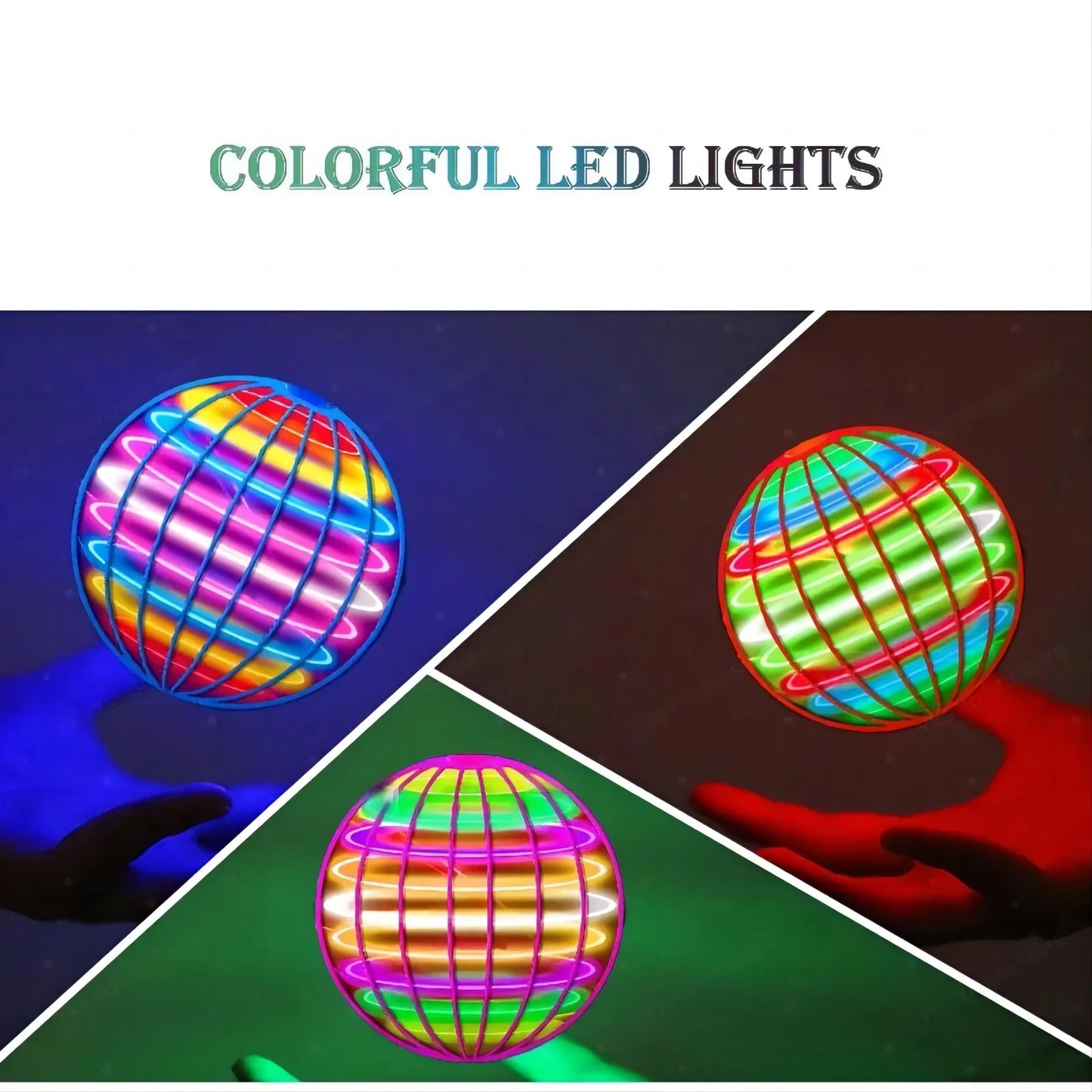 Flying Ball LED Hand Controlled Hover Ball For Kids