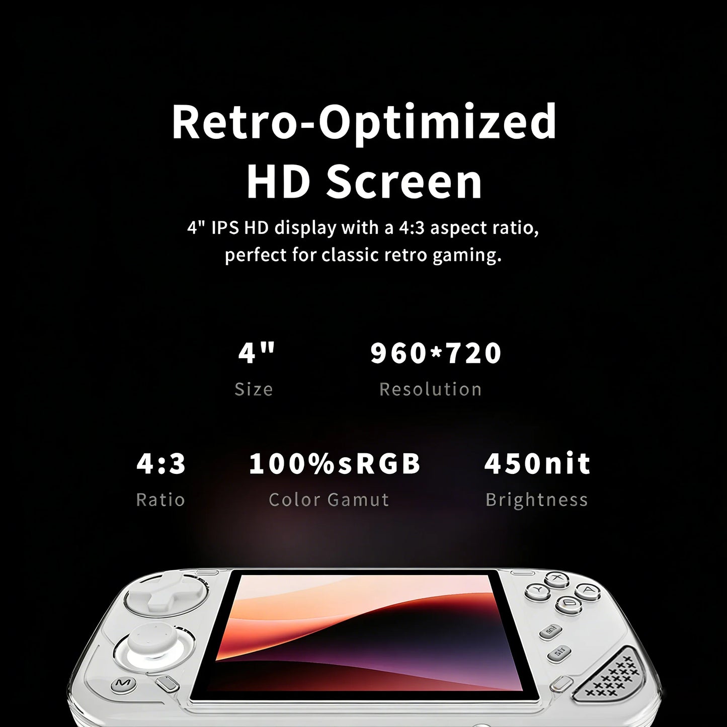 Miniloong Pocket 1 Modular Retro Handheld Emulator With IPS Display