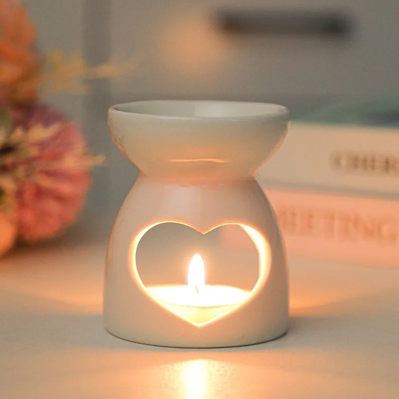 Ceramic Incense Burner Aromatherapy Heater For Essential Oils And Reed Diffusers