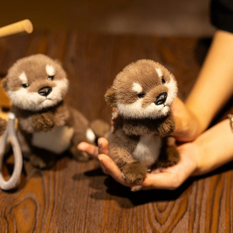 Soft Otter Plush Keychain Pendant For Bags And Gifts