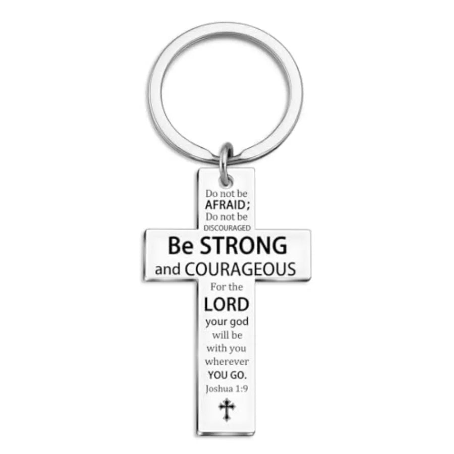 Cross Keychain Jesus Bible Verse Accessories For Christians