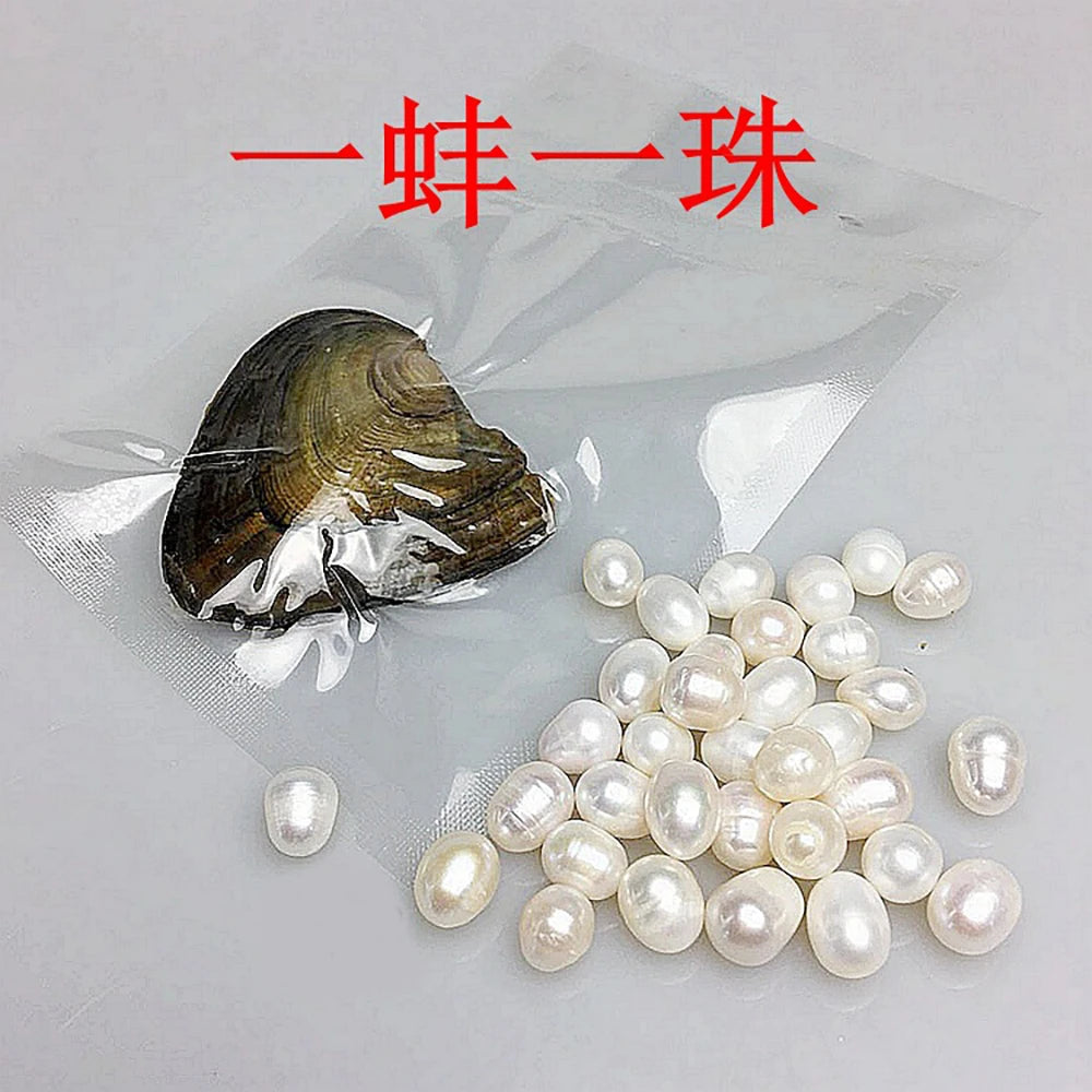 Natural Cultured Oyster Freshwater Pearl Beads Mixed Colors Jewelry Making