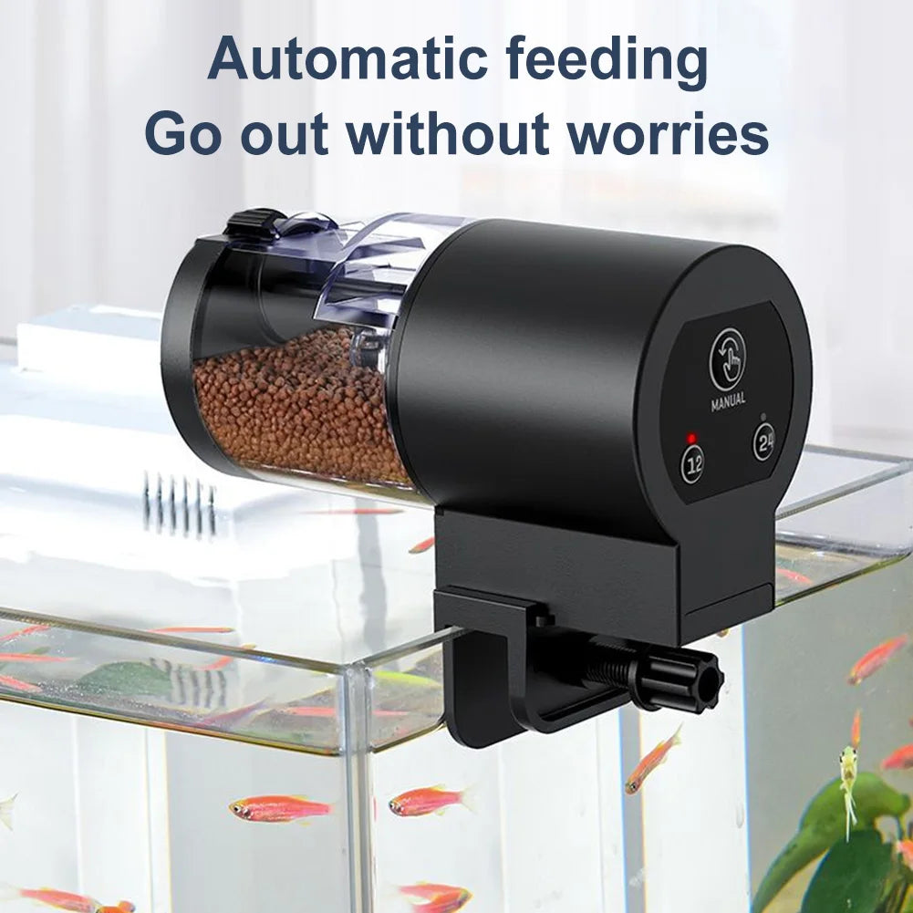 Automatic Fish Feeder With Timer For Aquariums