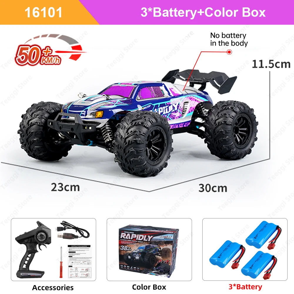 Teeggi 16103 4WD High Speed Off-Road Remote Control Truck