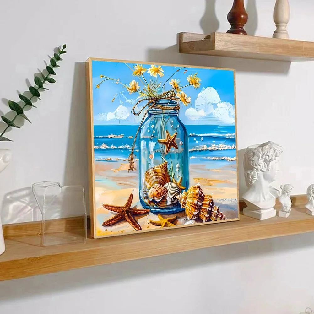 Starfish Paint By Numbers Kit For Adults Home Decor Gift