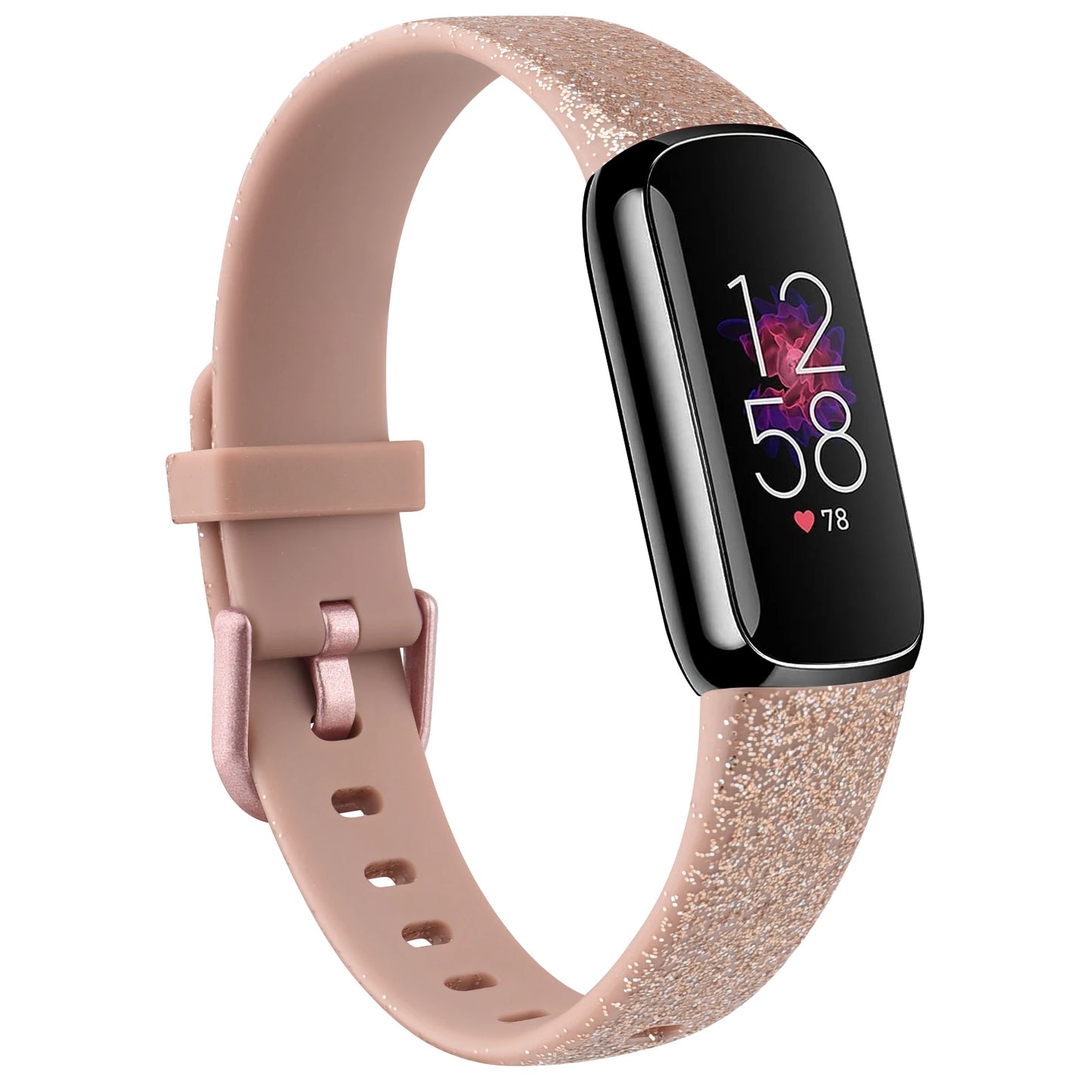 Tobfit Soft Silicone Band For Fitbit Luxe Waterproof Replacement Strap