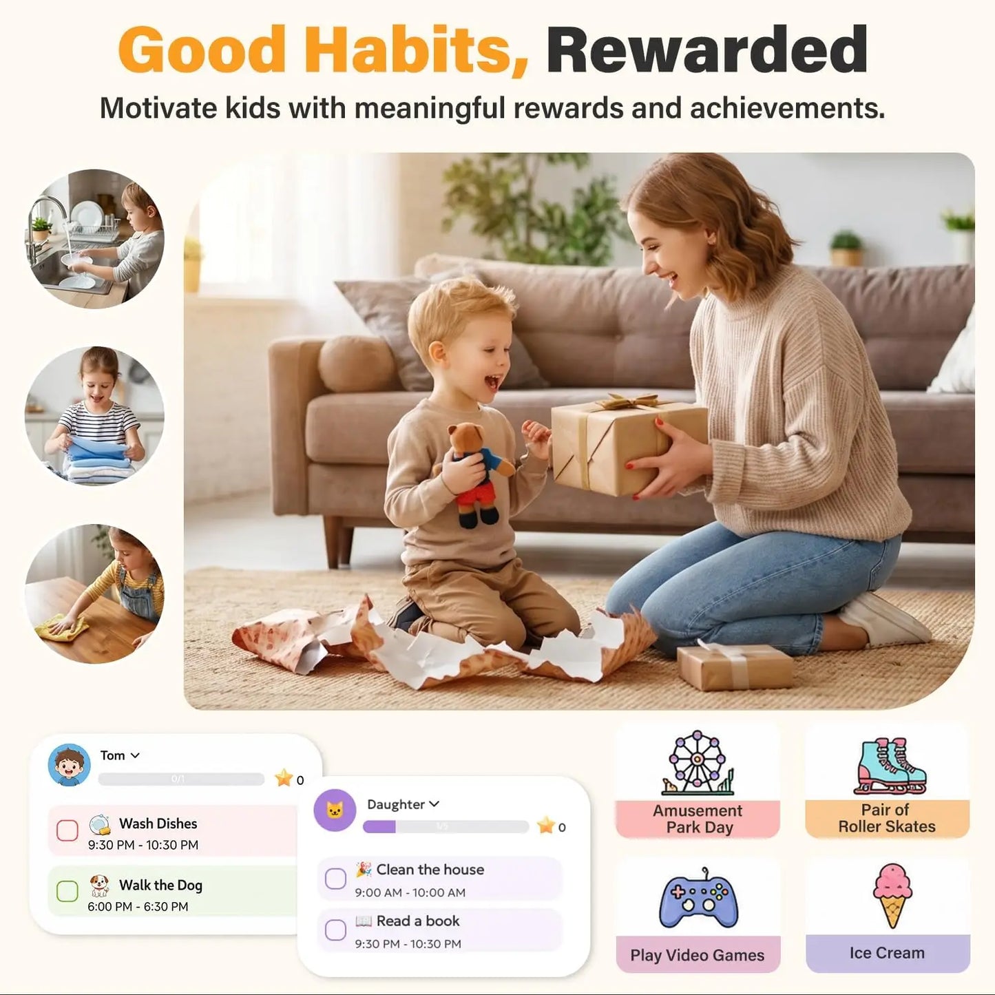Smart Wall Calendar With Voice AI Touch Screen For Scheduling