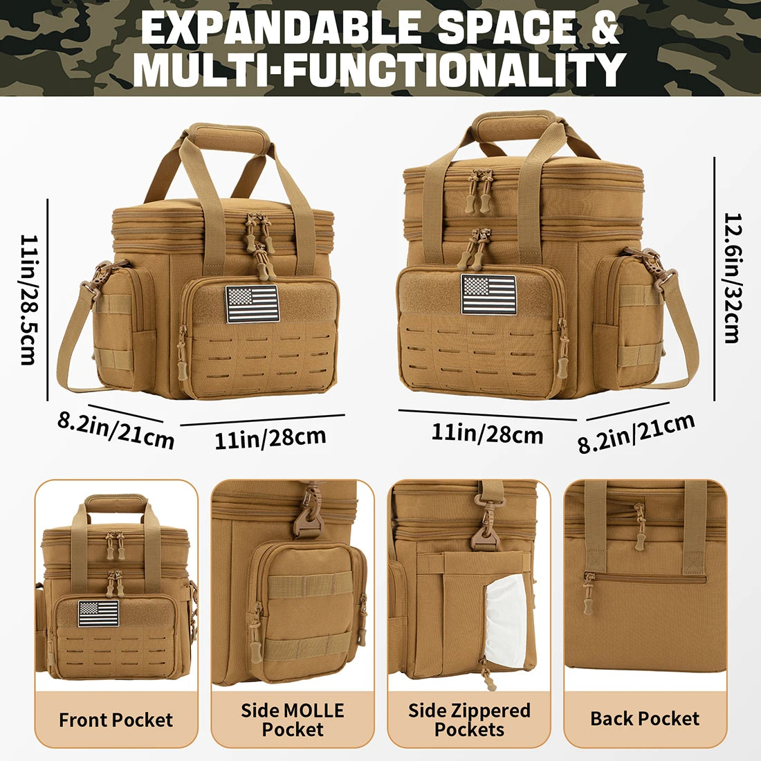 ReFire Gear Tactical Insulated Lunch Box MOLLE Weave Strap