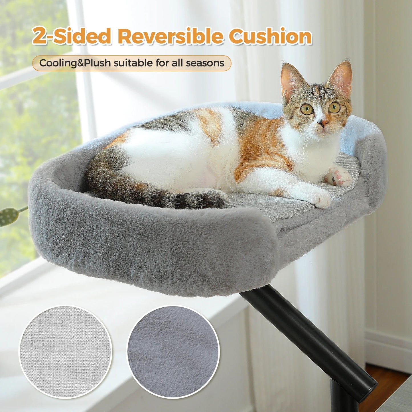 PAWZ Road Cat Desk Bed 360 Degree Rotatable Stand Cats