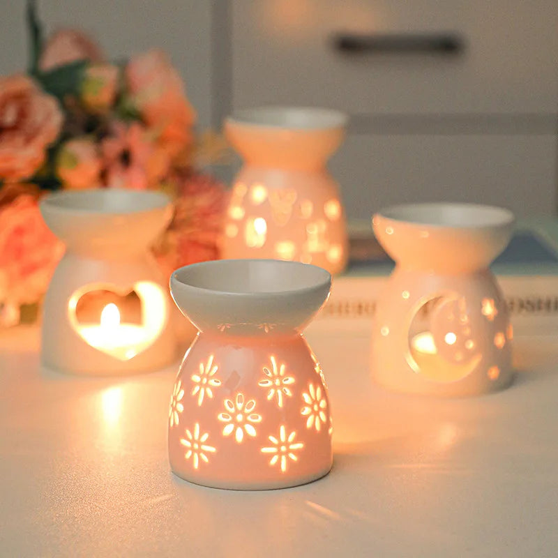 Ceramic Incense Burner Aromatherapy Heater For Essential Oils And Reed Diffusers