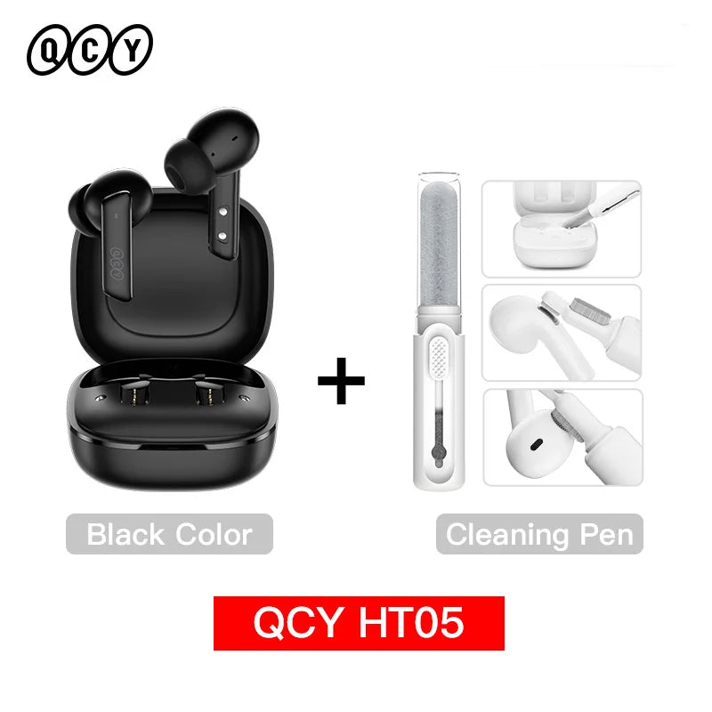 QCY HT05 ANC Wireless Earphones Bluetooth 5.2 ENC HD Call