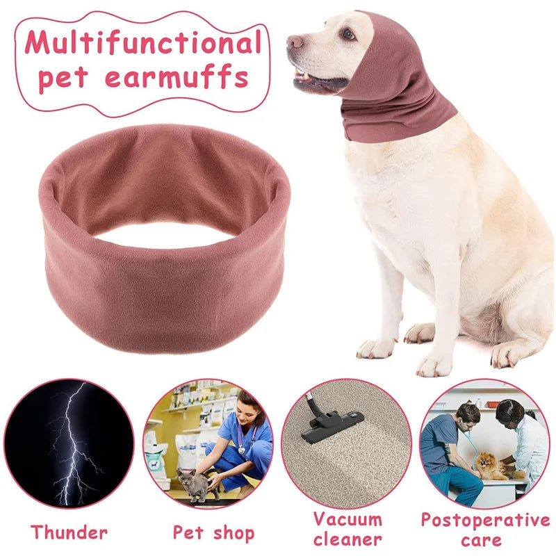 Dog Grooming Earmuff Headband Noise Cancel For Pets