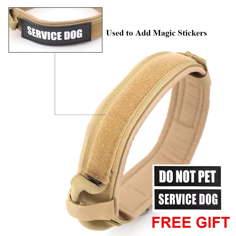PETRAVEL Adjustable Tactical Dog Training Collar and Leash Set