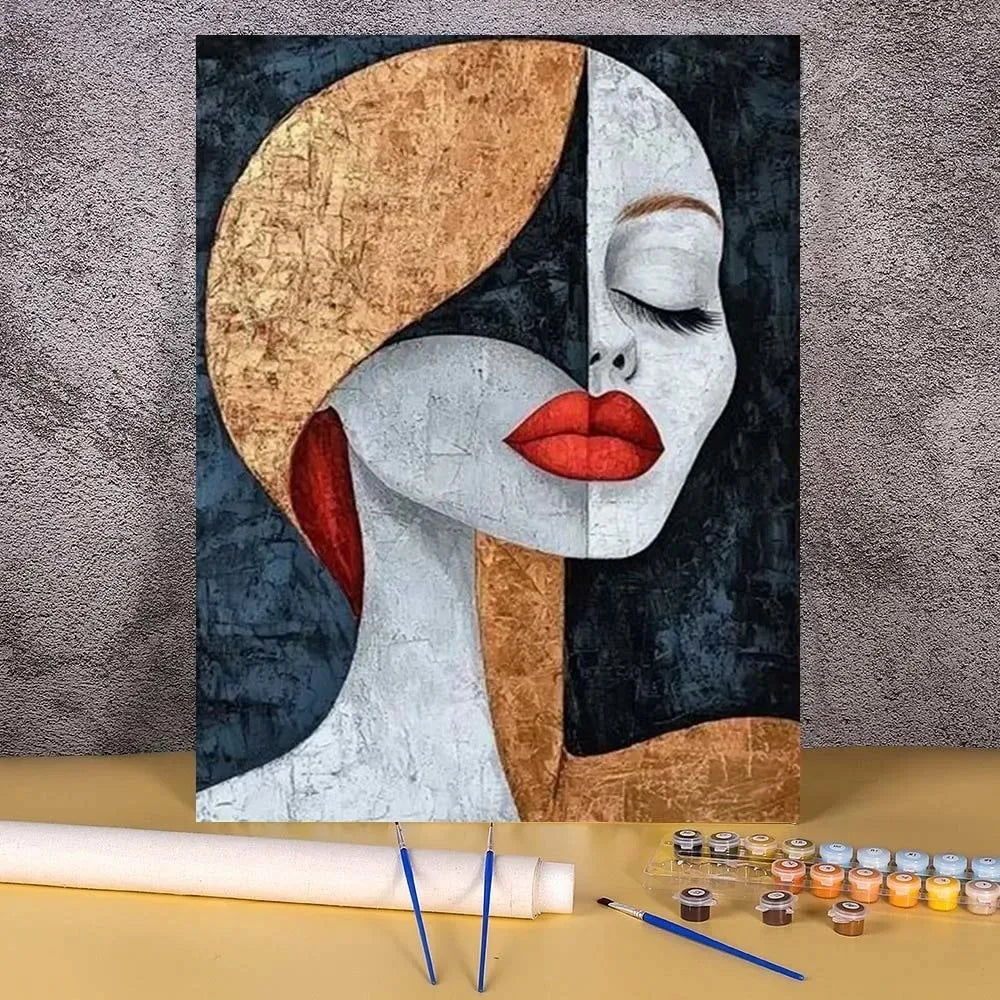 Adults Digital Oil Painting By Numbers DIY Kit Frameless