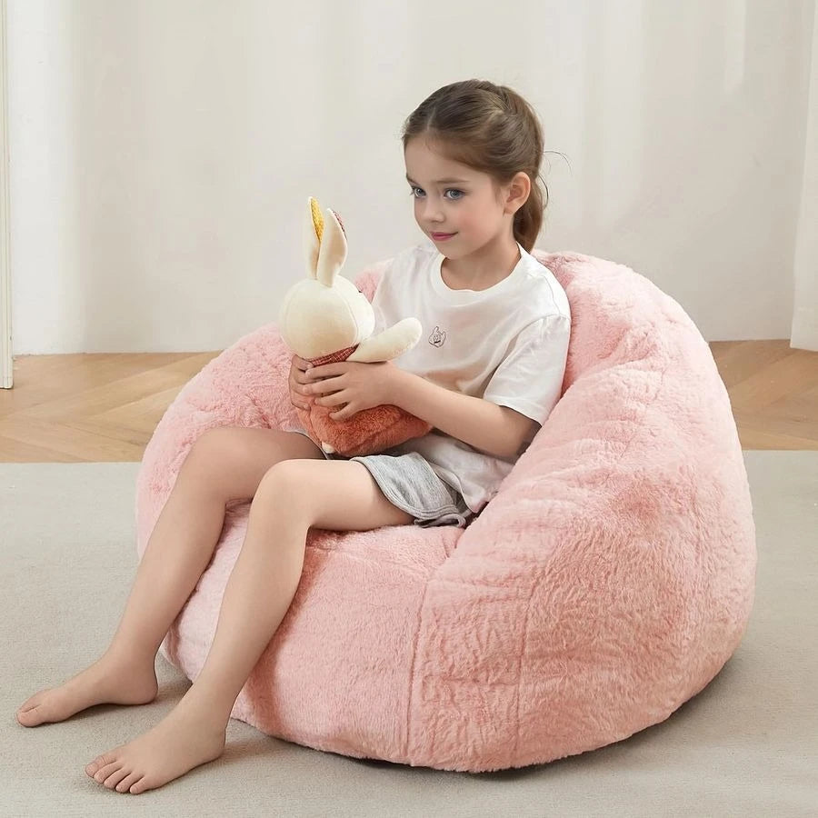 Shell Shaped Bean Bag Chair For Kids Playroom Nursery