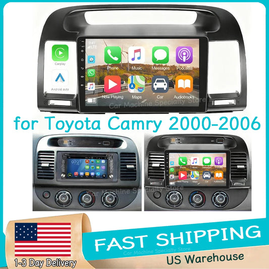 Toyota Camry Car Stereo GPS Nav DSP With CarPlay Android Auto 4GB And 64GB
