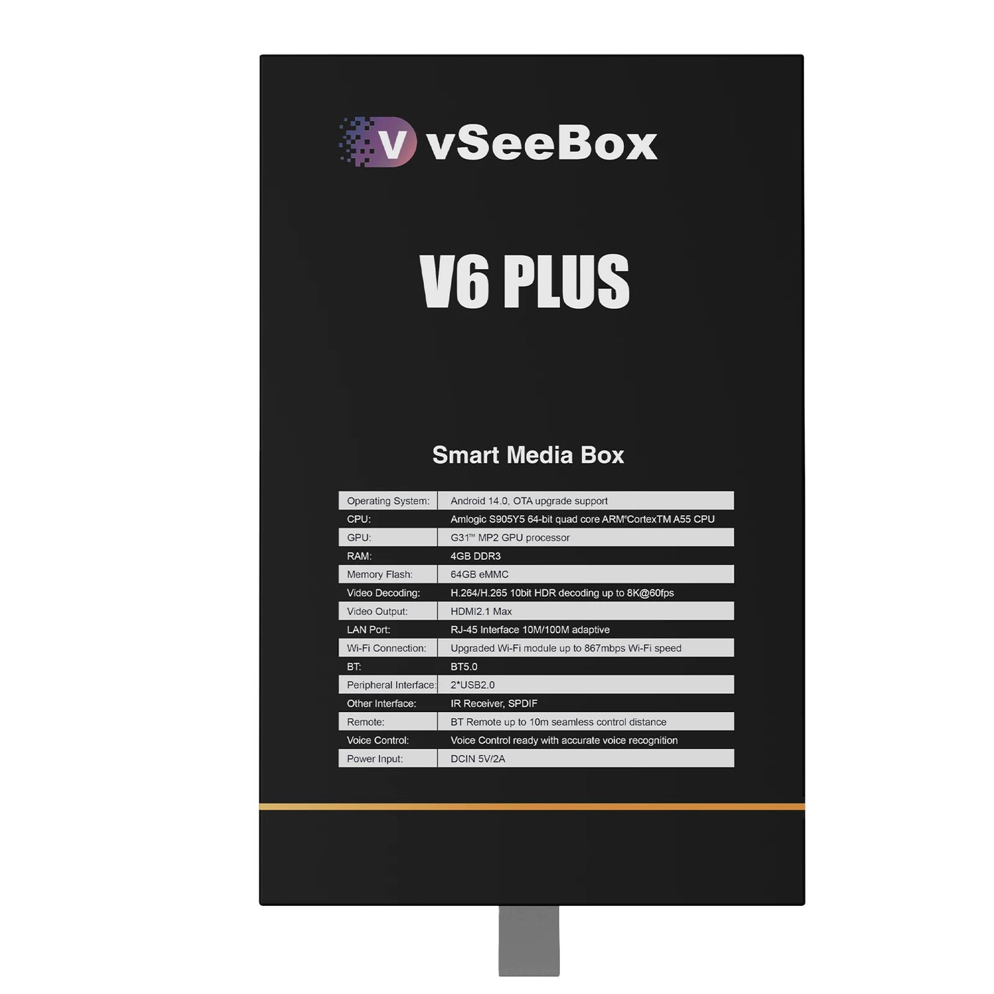 VseeCzydore V6 Plus Android Tv Box 8K Hd Voice Control