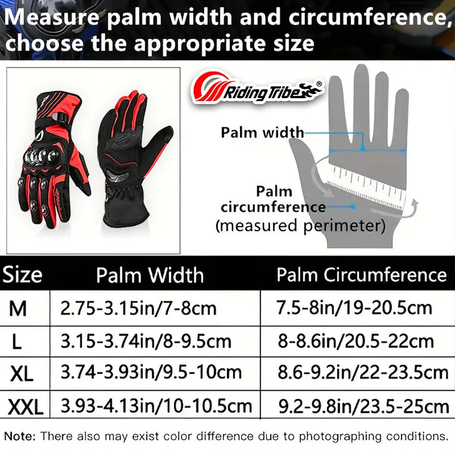 Winter Motorcycle Gloves for Riding Cycling Skiing and Outdoor Sports