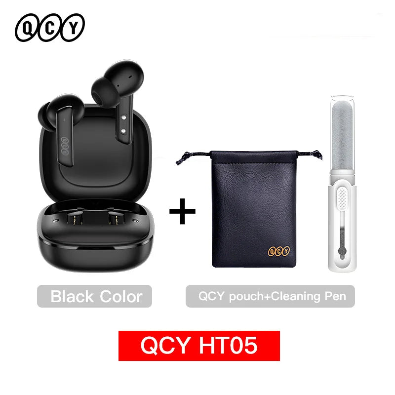 QCY HT05 ANC Wireless Earphones Bluetooth 5.2 ENC HD Call